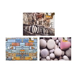 Mat Rubber Printed 45x61cm 3 Asstd