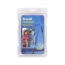 Poncho Hooded Adult 2Pk