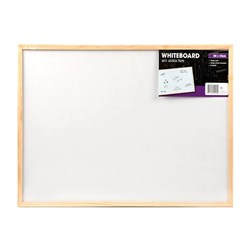 Whiteboard Wooden Frame 600x450mm