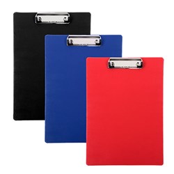 Clipboard PVC A4 Asstd Cols