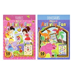 Book Kids Colouring Activity w Stickers 32pg
