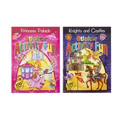 Book Kids Colouring Activity w Stickers 32pg