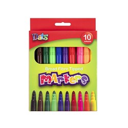 Marker Colour Broad Tip 10pk