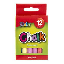 Chalk Coloured 12pk in Col Box