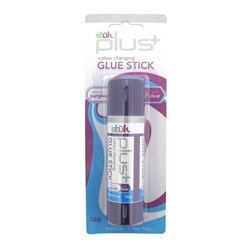 Glue Stick PVP 36g STUK PLUS Purple to Clear