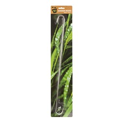 Hooks S Shape 2Pk Silver 45cm
