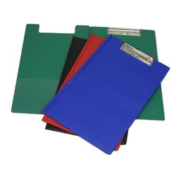 Clipboard Folder PVC Foolscap Asstd Cols