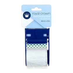 Packing Tape w Dispenser 1Pk Clear Tape 20Mx48mm 45 Mic