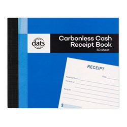 Book Carbonless Cash Receipt 125x105mm 50sheets