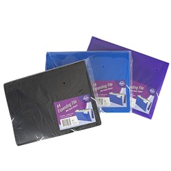 File Expanding PP A4 13Pockets w Elastic Closure Asstd Cols