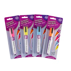 Marker Paint Multi Use 4 Asst Fluorescent Cols