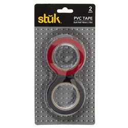 Tape PVC 2Pk 10Mx18mm