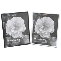 Frame Photo Basic 20x25cm / 8x10inch Asstd Black or White