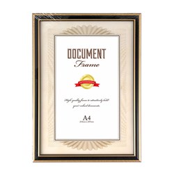 Frame Document Certificate A4 w Hooks & Stand