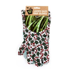 Gloves Garden Ladies w Design 1Pk Easy Grip