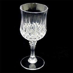 Faux Crystal Wine Glass PS 210mL