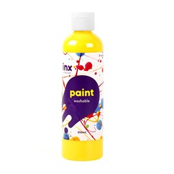 Paint Washable Bottle 250ml Tempera Yellow