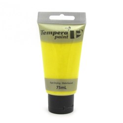 Paint Tube 75ml Tempera Yellow