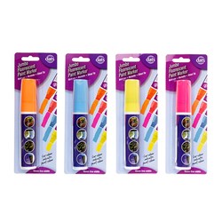 Marker Paint Jumbo Multi Use 4 Asstd Fluorescent Cols