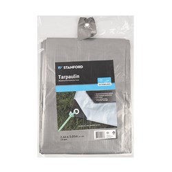 Tarpaulin Silver 1Pk 2.44x3.05M / 8x10ft