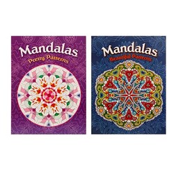 Book Colouring Mandalas Patterns 24sheets