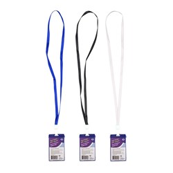 Card Holder ID Hard Vertical w Lanyard 3 Asstd