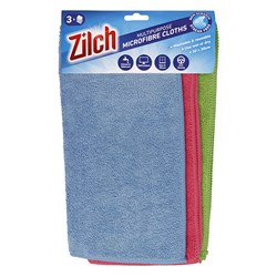 Cloth Cleaning Multipurpose Microfibre 30x30cm Pk3