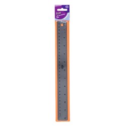 Ruler 30cm Stainless Steel Cork Backing