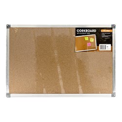 Corkboard Aluminium Frame 600x400mm