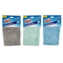 Mop Head Refill Microfibre 3 Asstd Cols Fits Item 56942