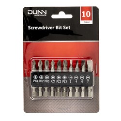 Screwdriver Bits Set 10Pc