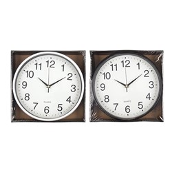 Clock Wall 30x30cm Asstd Black or White