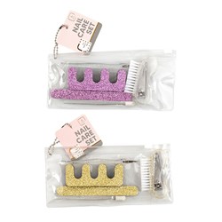 Manicure Set Pk6 in PVC Bag 2 Asstd Cols