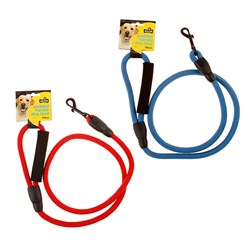 Lead Dog L120cm 2 Asstd Colours Red or Blue