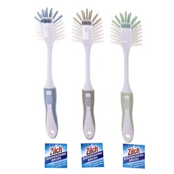 Dishwashing Brush Double-sided 3 Asstd Cols