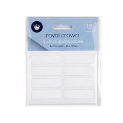 Labels Multi Purpose Rectangle White 150Pk 45x13mm