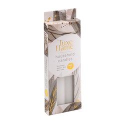 Candle Taper 8 Inch 6 Hour Pk4 White