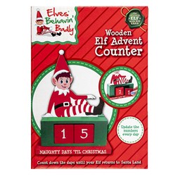 Xmas Elves BB Countdown Advent MDF