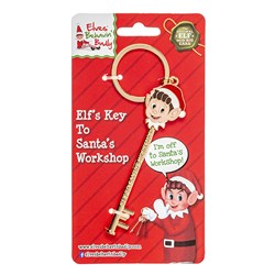 Xmas Elves BB Santa Workshop Keyring in SRT