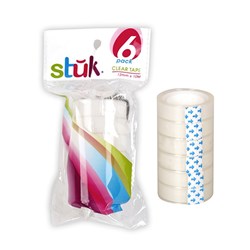 Tape Refill Clear 12mm x 10M 6pk