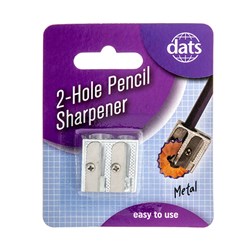Sharpener Pencil Metal 2 Hole