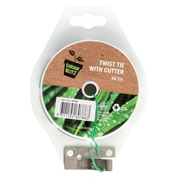 Garden Twist Tie w Cutter 48.7M