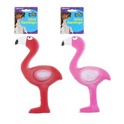 Dog Toy Flamingo Latex 24cm 2 Asstd Colours