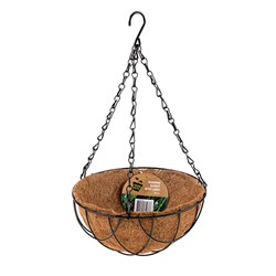 Hanging Basket w Liner 25cm PDQ