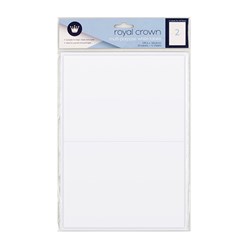 Labels White A4 2 Per Sheet 10 Sheets Total 20Pk