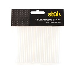 Glue Stick White Transparent 12pk 11x100mm