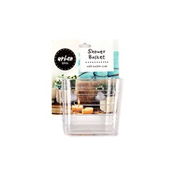 Shower Basket w Suction Small 10.8x8x10cm