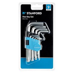 Hex Key Set 9Pc Short Arm