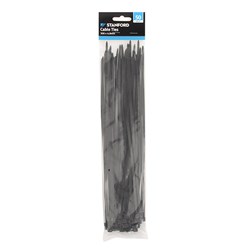 Cable Ties Black 50Pk 300x4.8mm
