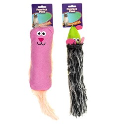 Cat Toy Crinkle Rat & Cat